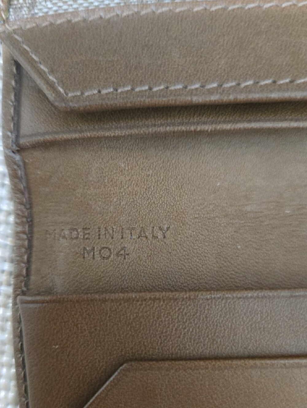 Celine Beige Tan Monogram Continental Wallet - Picture 10 of 11